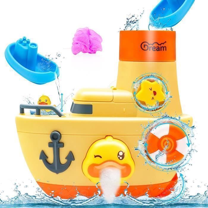 Jouets De Bain Mural Pour Enfants - 18 Pièces, Tuyaux D'eau à Connecter, Pour Baignoire Ou Piscine