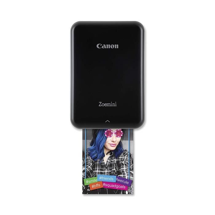 Navitech Étui Rigide Noir Compatible avec Le Canon Zoemini Portable Photo Printer 
