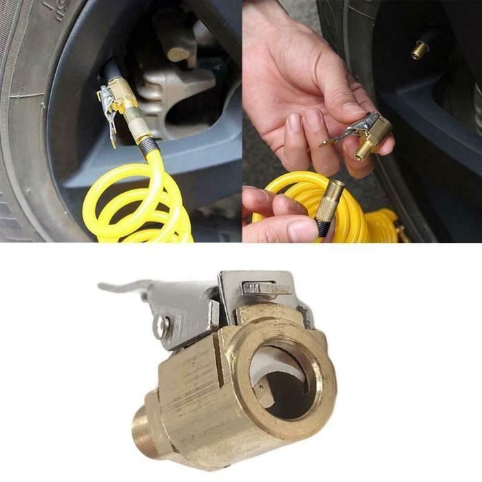 Adaptateur De Valve 8mm Pour Pompe à Air - Voiture, Camion, Vélo, Gonfleur