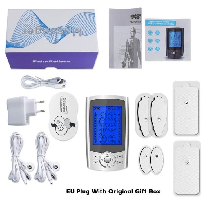 UE SI L2 Appareil de Massage électrique EMS à 24 Modes de santé, stimulation musculaire, appareil électroniqu