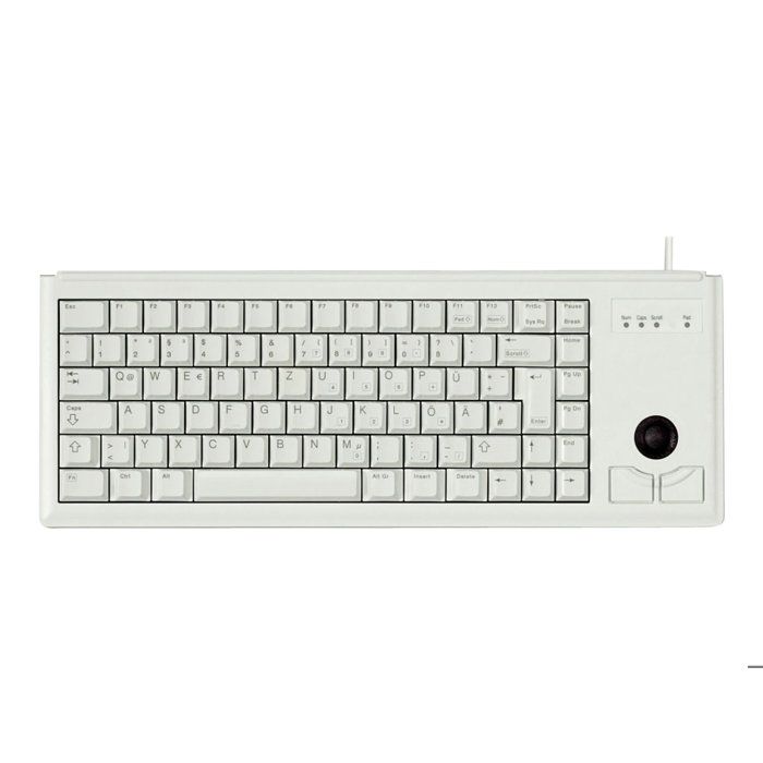 Clavier Filaire CHERRY G84-4400 – Compact avec Trackball, AZERTY, Technologie ML - vue 8
