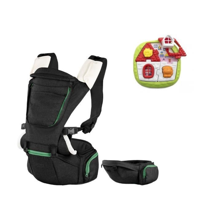Chicco paquet Baby Carrier Hip Seat Noir & Cassetête Cassetête