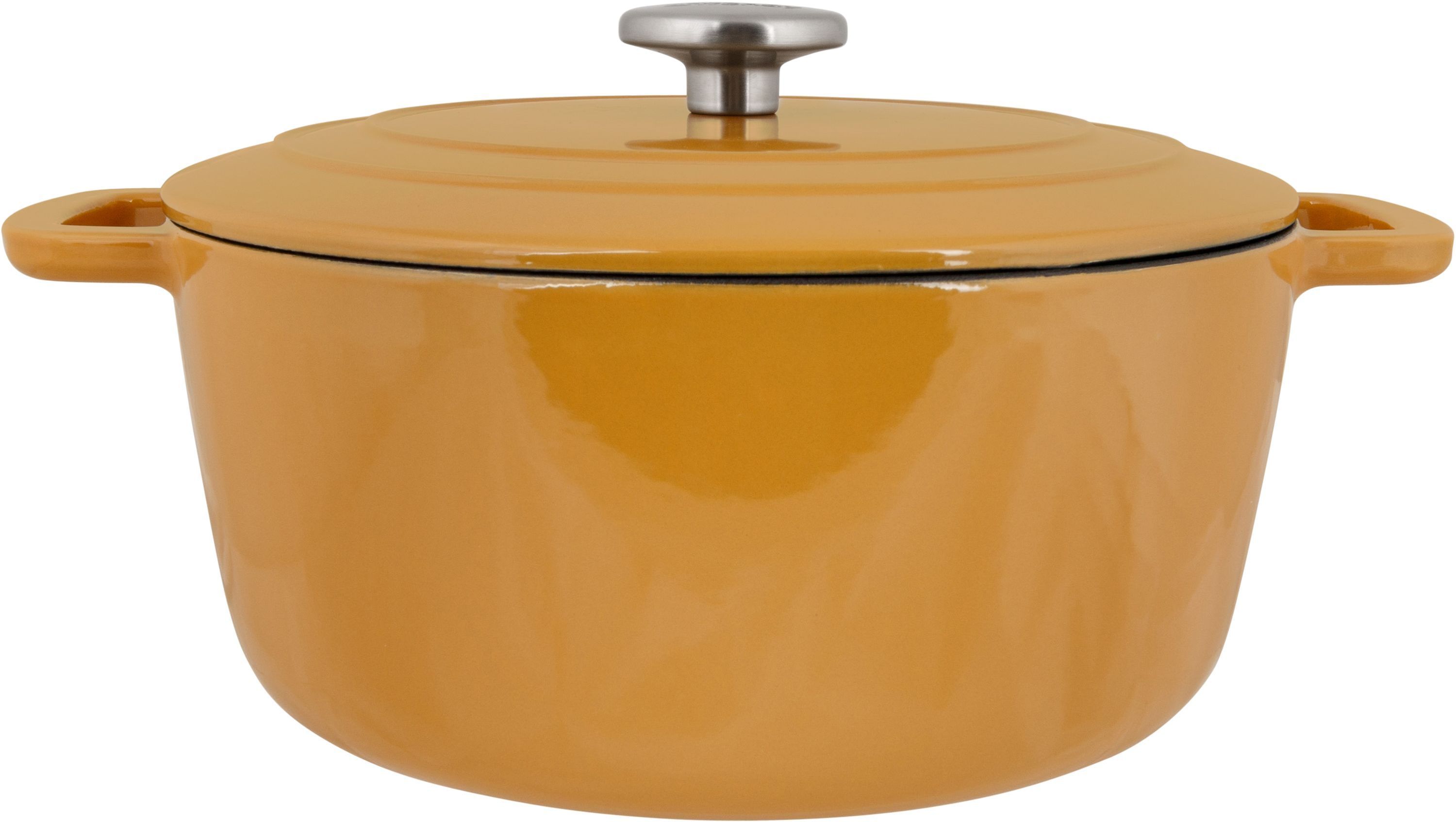 Cocotte avec couvercle COSY & TRENDY FONTESTIC Fonte émaillée Ø28 cm 615 Tous feux dont induction Ambre
