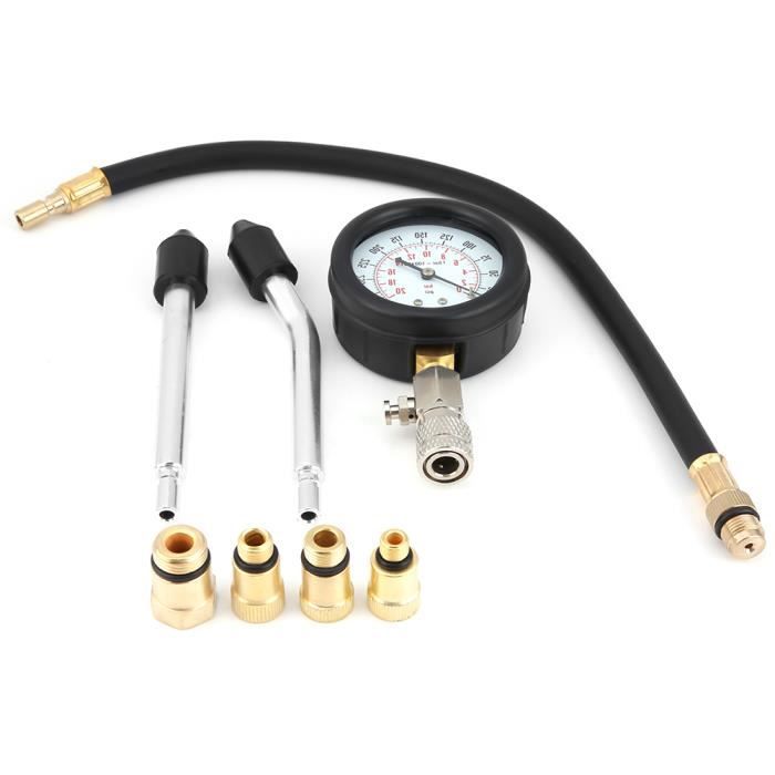 Yctze Voltmètre LED 52mm Voiture/Bateau - Jauge Tension 8V-32V Avec Alarme IP67