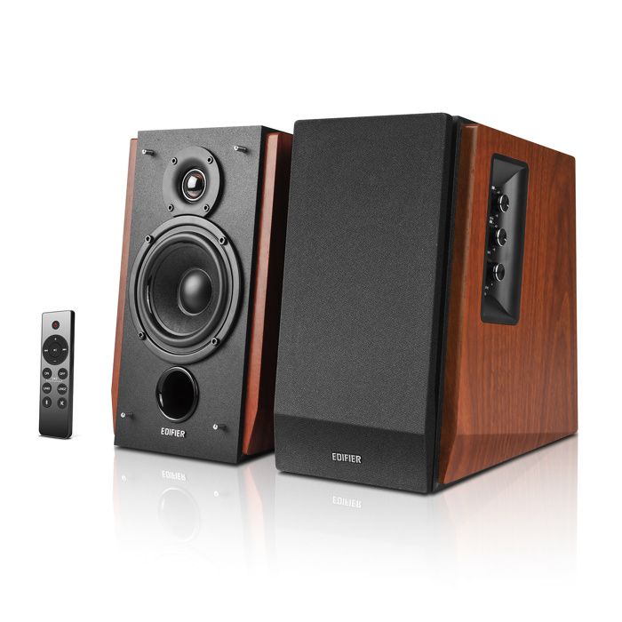 Enceintes Bluetooth actives Edifier R1700BTs - Bluetooth v5.0 - 66W RMS avec sortie caisson de basses - Boîtier en bois - Reconditionné Edifier sur Cdiscount Seconde Vie