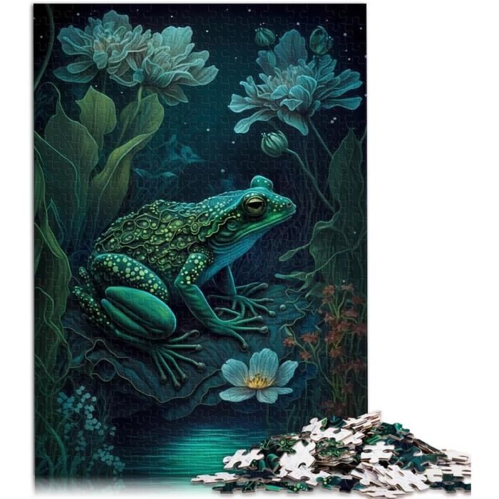 Aihonmin Puzzle éléphant dans l'eau de 1 000 pièces pour adultes - Puzzle coloré pour adultes