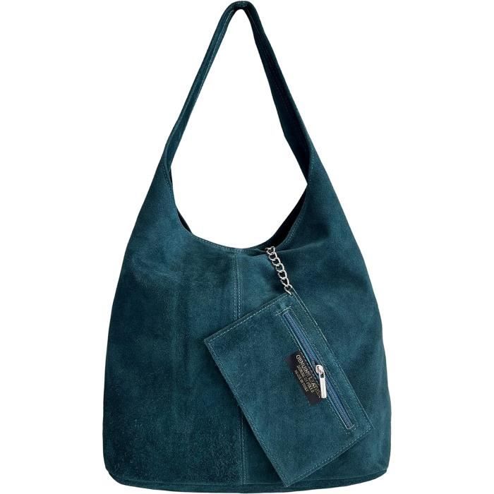 SAC BANDOULIÈRE EN DAIM CUIR main image 1