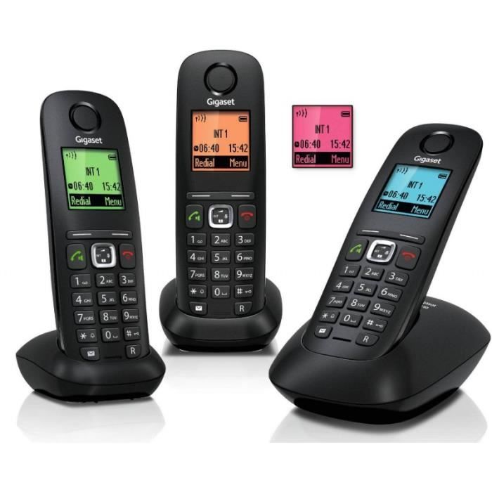 Téléphone sans fils DECT Gigaset A120 Orange SIEMENS GIGASET