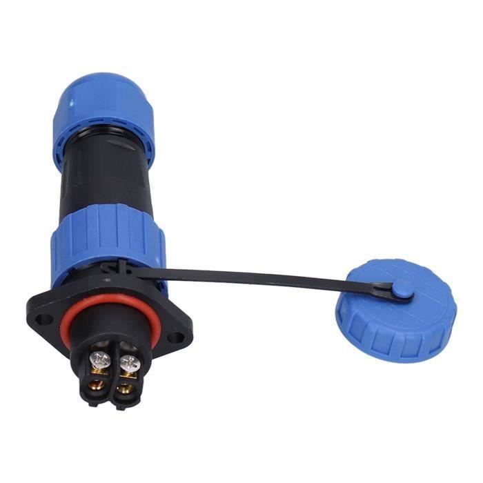Connecteur Industriel étanche IP68 E-WeiChat EW-LP16 M16 3 Broches - PBT, Bouton Rapide, Pour Aviation, Contrôle