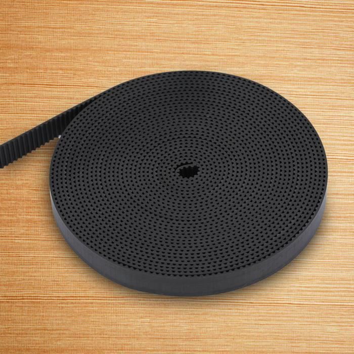 Courroie De Synchronisation GT2 Pour Imprimante 3D - Pas 2mm, Largeur 6mm - Longueurs De 198mm à 300mm - En Caoutchouc Fermé