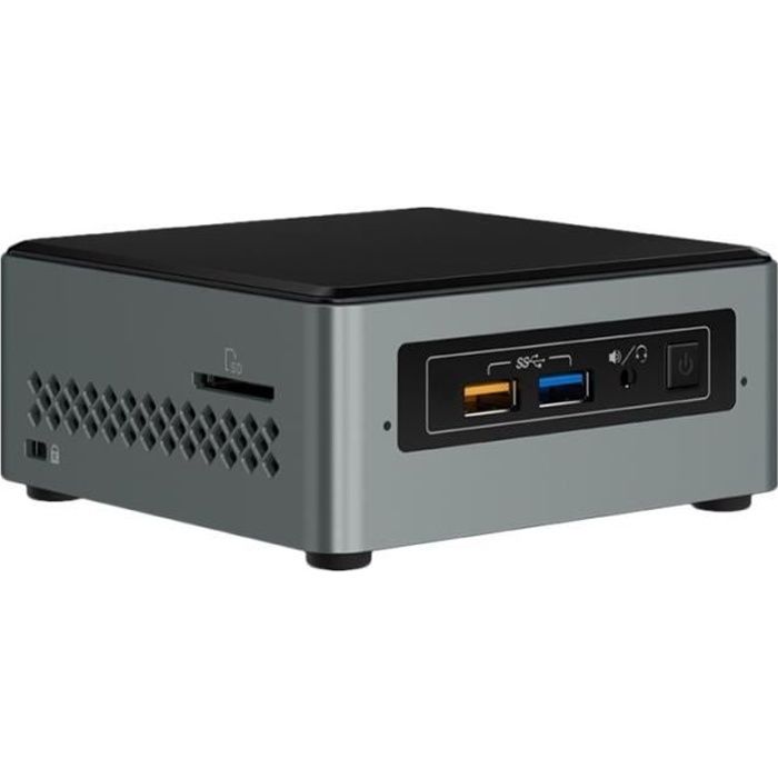 Vente Ordinateur de bureau INTEL Ordinateur de bureau NUC NUC6CAYH - Celeron J3455 - Mini PC - Intel HD Graphics 500 - Réseau sans fil pas cher Vente Ordinateur de bureau INTEL Ordinateur de bureau NUC NUC6CAYH - Celeron J3455 - Mini PC - Intel HD Graphics 500 - Réseau sans fil pas cher