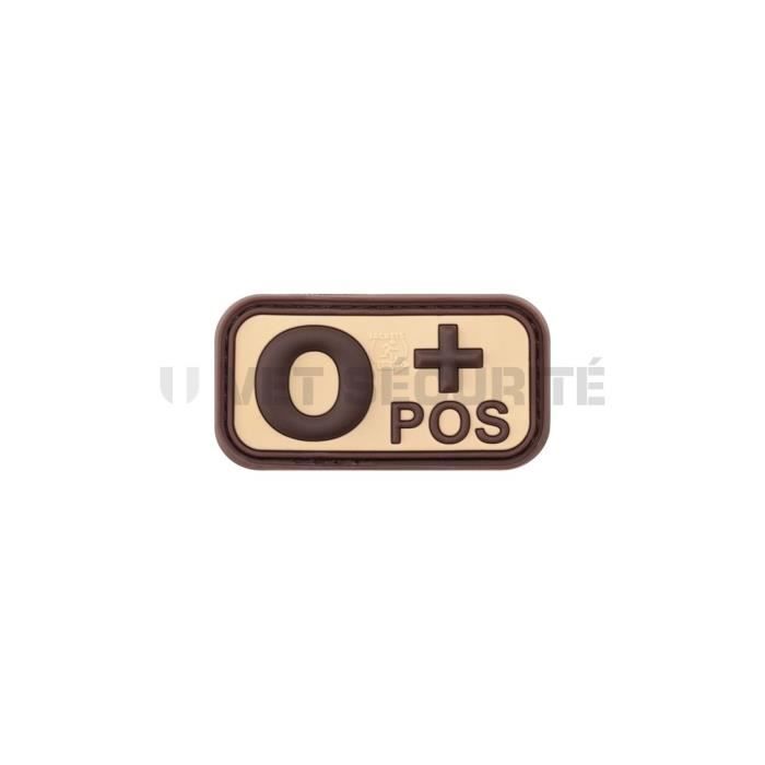 Noir Helikon Patch de groupe sanguin O