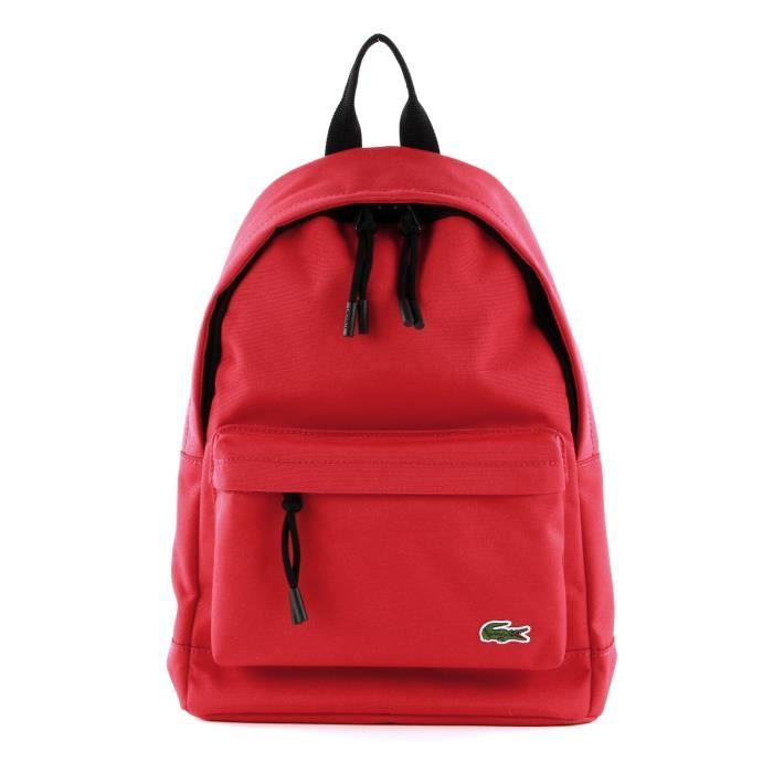 Haut lacoste rouge top