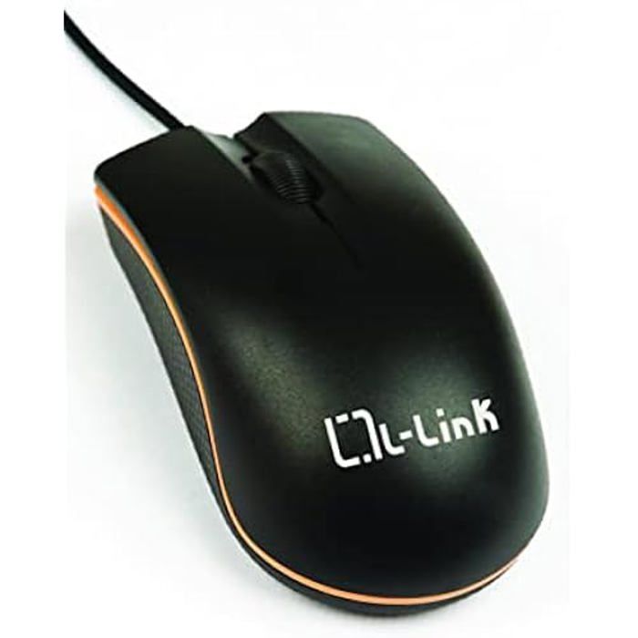 Optique Filaire LINK Ergonomique Capteur Précis USB 2.0 Pour Droitiers et Gauchers - vue 2