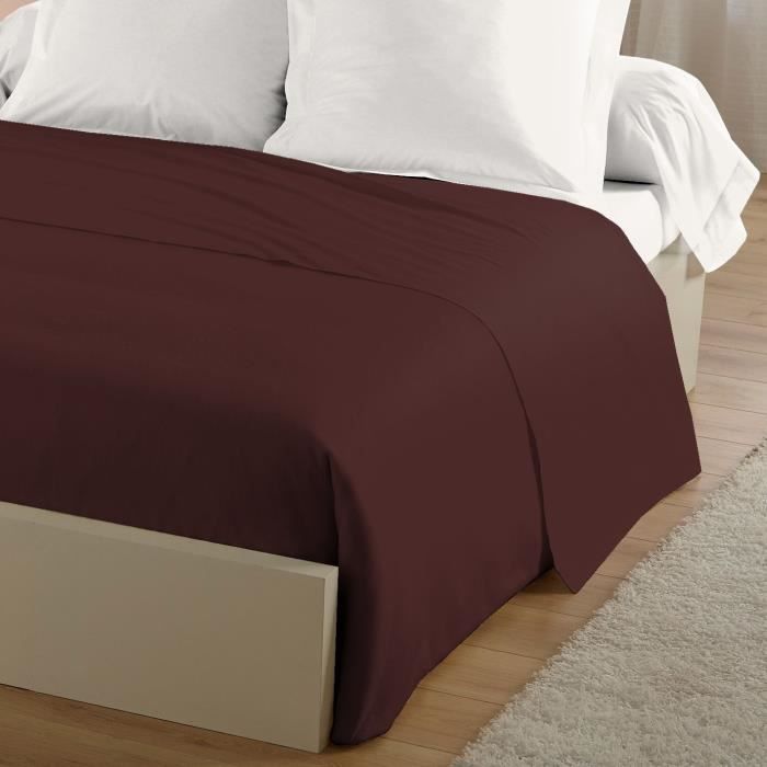 LOVELY HOME Drap Plat 100% coton 180x290 cm 1 personne - vue 5