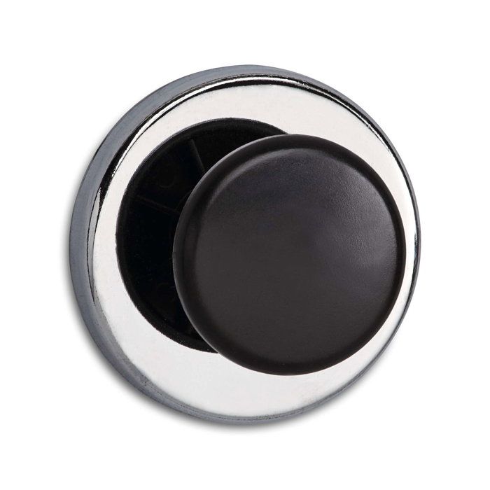 Aimant puissant avec bouton - MAUL - Modèle 12 kg - Acier - Plastique - 16 mm décartement Aimant puissant avec bouton - MAUL - Modèle 12 kg - Acier - Plastique - 16 mm décartement