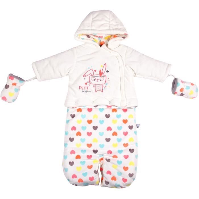 Combi Pilote Bebe Fille Little Bunny Taille 12 18 Mois 80 86 Cm Multicolore Cdiscount Pret A Porter