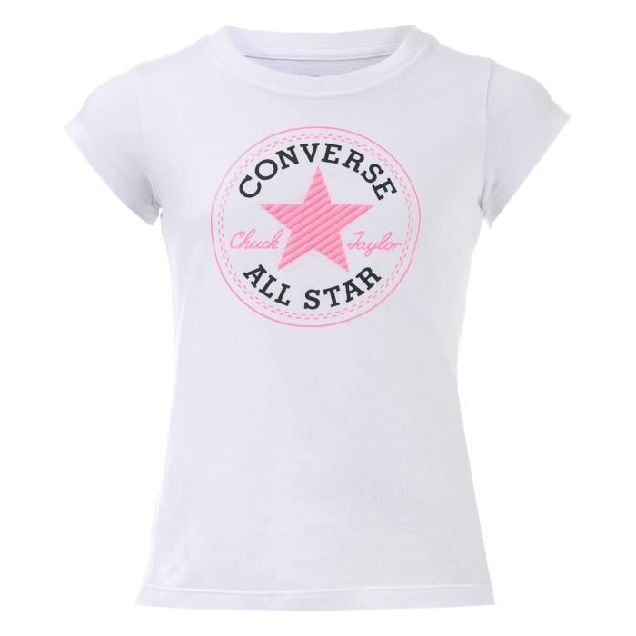 t shirt converse femme blanche