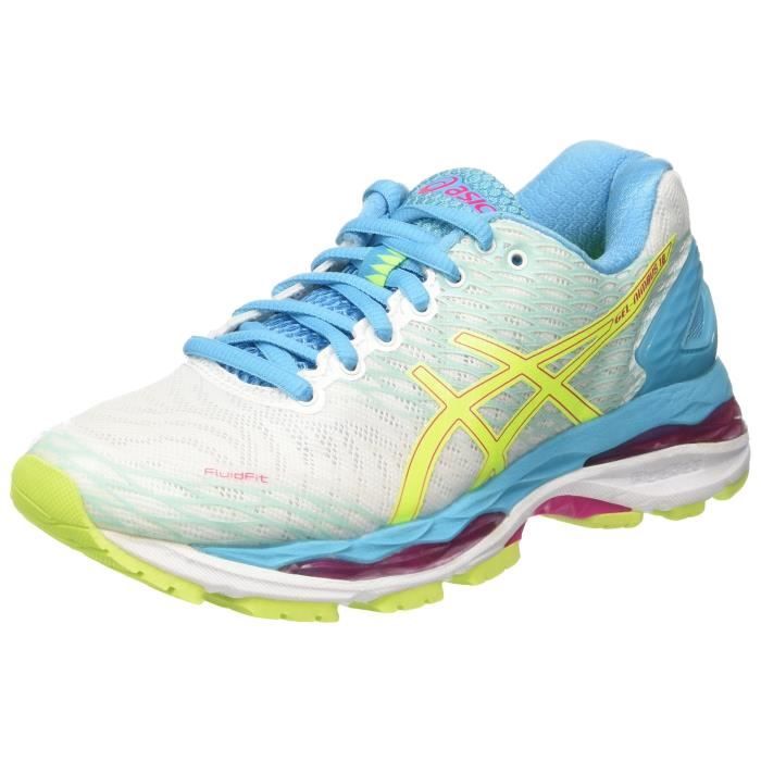 asics gel nimbus 18 femme bleu