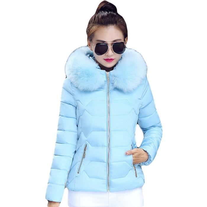 Doudoune Femme hiver Marque Luxe légère et slim fausse Doudoune Femme Marque Luxe hiver slim a capuche Vêtements de