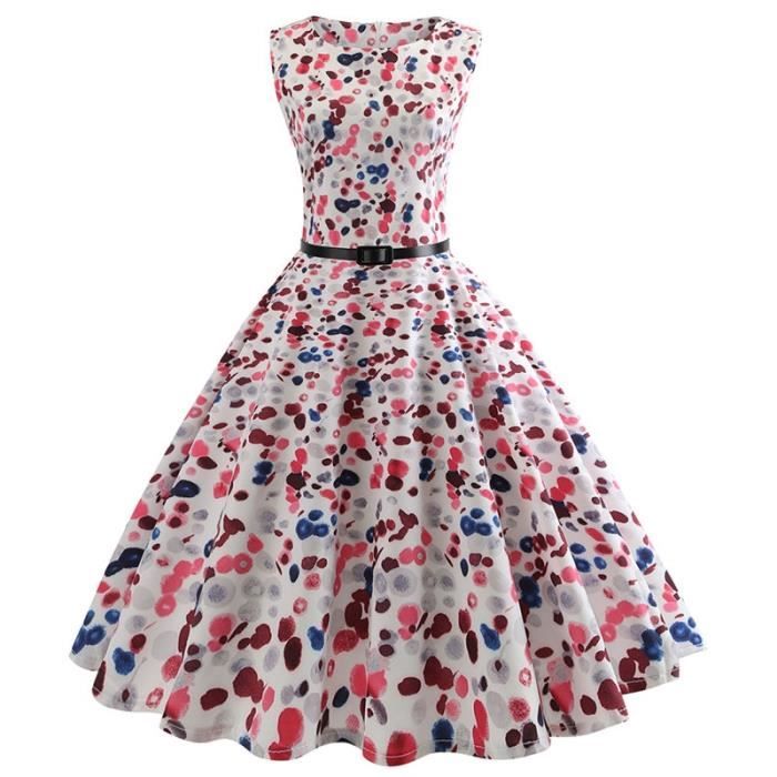 Robe Femme - Robe Longue - Chemise Ample En Lin Boutonné - Couleur Unie