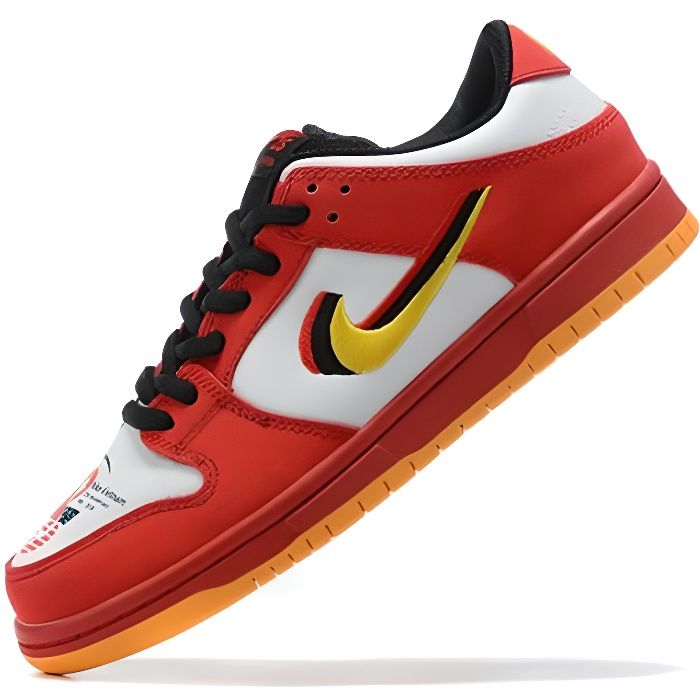 Nike dunk low rouge - Cdiscount