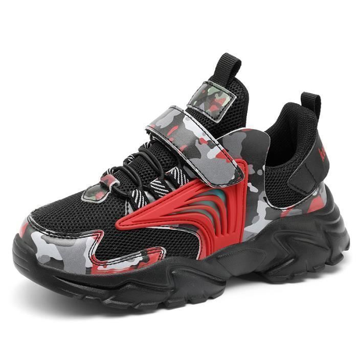 Basket Enfant Chaussures Garçon Fille Baskets Violet - Chaussures