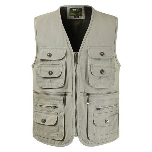 RONGJJTJQ Gilet de pêche à la mouche pour homme - Gilet de pêche à la mouche - Gilet