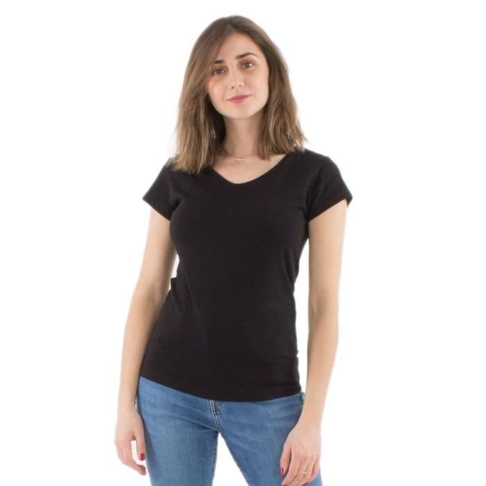T-shirt Basique Pour Homme Next Level - Col V, Manches Courtes, 100% Coton, Coupe Régulière, Modèle 3200