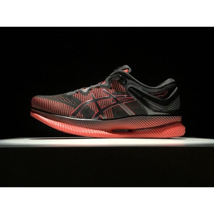 Asics Metaride Shock Absorbing Running Shoes Men's Red Black Red black Cdiscount Chaussures