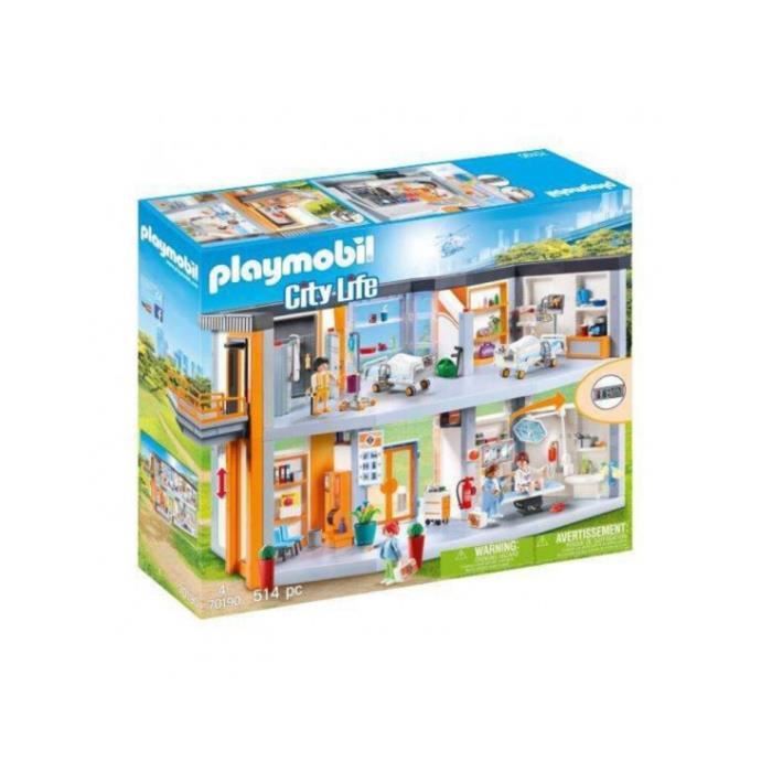 Objet De Decoration Murale - Playmobil - Playset City Life Large Hospital Playmobil 70190