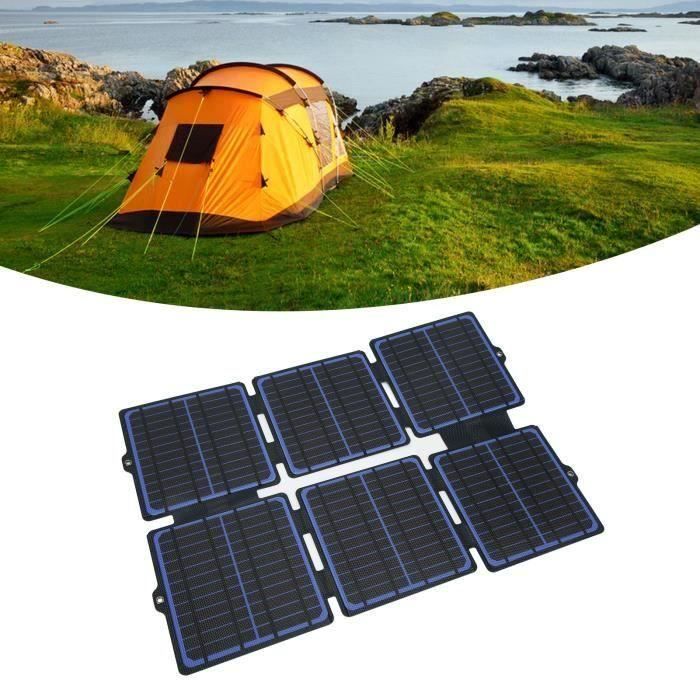 Panneau Solaire,pour Noyau Solaire Polycristallin Portable 18V 30W Câble De Serrage 2M