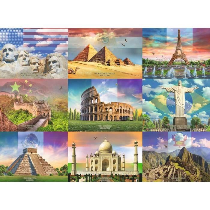 Puzzle Enfant 200 p XXL - Les monuments du monde - Ravensburger - Architecture et monument - Dès 8 a