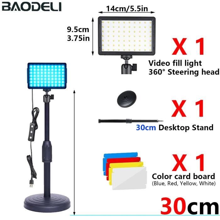 Barre LED USB Ajustable Pour éclairage D'ordinateur Portable - 40 Cm, Blanc Chaud, Facile à Découper - 14