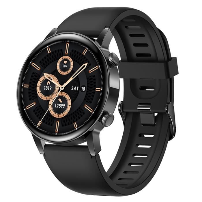 Montre Connectée Femme AMOLED Luxe - Appels Bluetooth, Suivi Santé, écran HD 1,75", étanche IP68 - Bracelets Métal Et Silicone Inclus