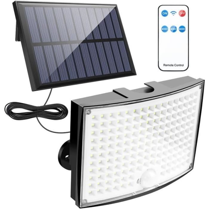 Lot De 4 Lampes Solaires Extérieures Avec Détecteur De Mouvement - Étanches, 3 Modes, Télécommande - 11