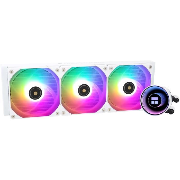 Watercooling CPU TR Frozen Infinity 360 WHITE - Radiateur 360mm, 3 Ventilateurs PWM 2000 Tr/min - Compatible Intel/AMD - 6
