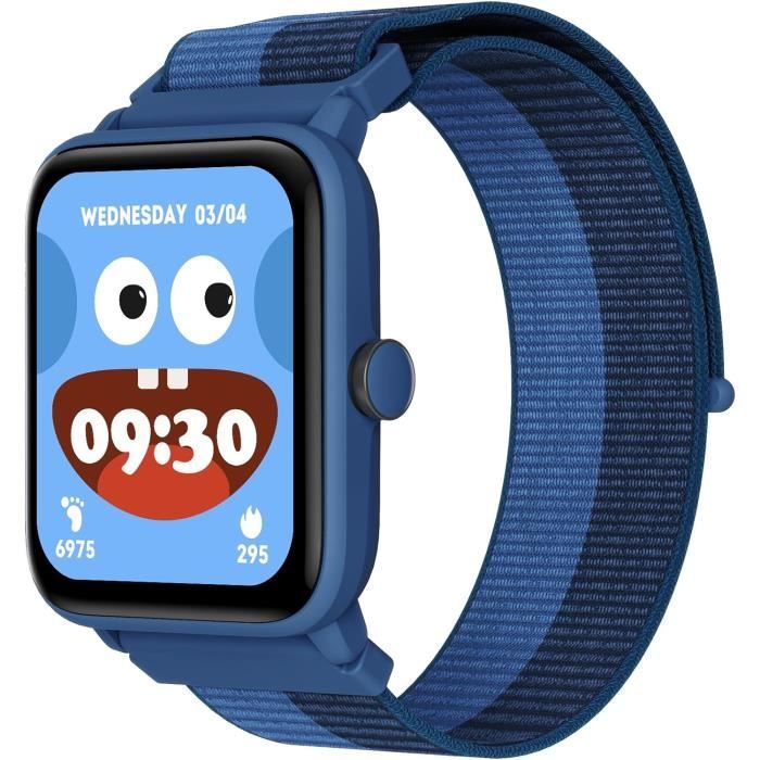 Vigor 2 – Montre Connectée Enfant Fille & Garçon 5-12 Ans Avec Podomètre Et Cardio