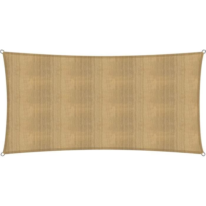 Voile D'ombrage Ajourée Rectangulaire Ibiza 3 X 4 M (gris