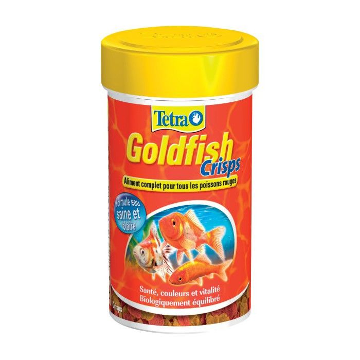 Alimentation pour poissons - Tetra - Goldfish Crisps - Flocons - 100ml - Poisson deau froide