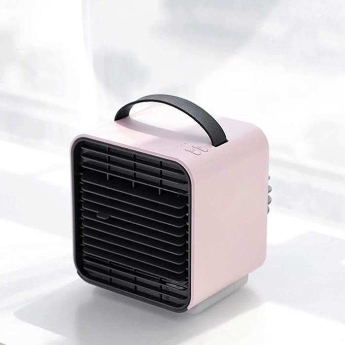 Mini Climatiseur Portable USB 5 en 1, Refroidisseur d'air, Ventilateur