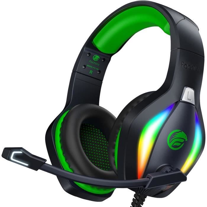 Fc100 Casque Gaming Pour Pc-Ps4-Ps5-Xbox-Mac-Nintendo Switch