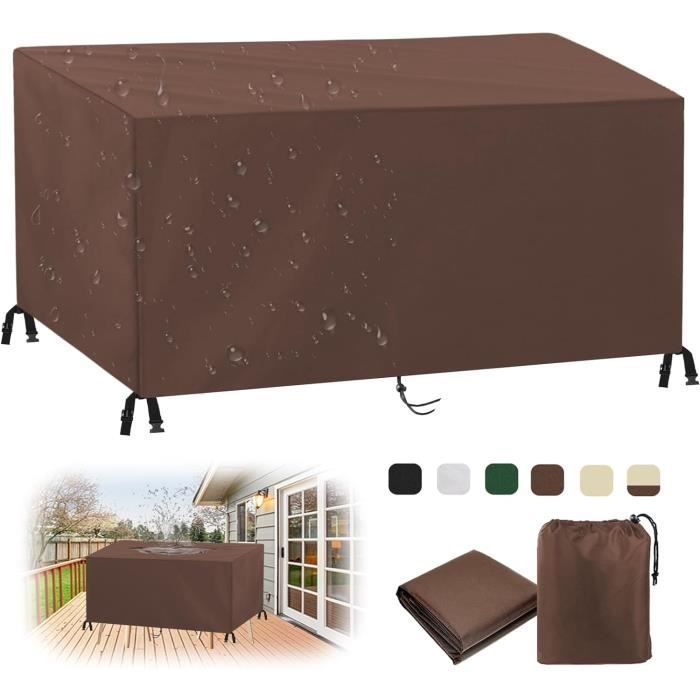 KDXAOBEI Housse Salon De Jardin Exterieur 240x140x90cm Housse