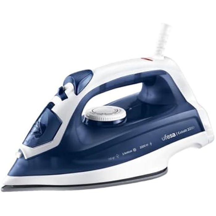 Fer à vapeur - UFESA - COBALT 2200 - 2200W - Couleur : GV110GR - Design moderne - Ufesa