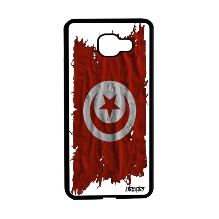 Coque drapeau tunisie tunisien silicone pour Samsu
