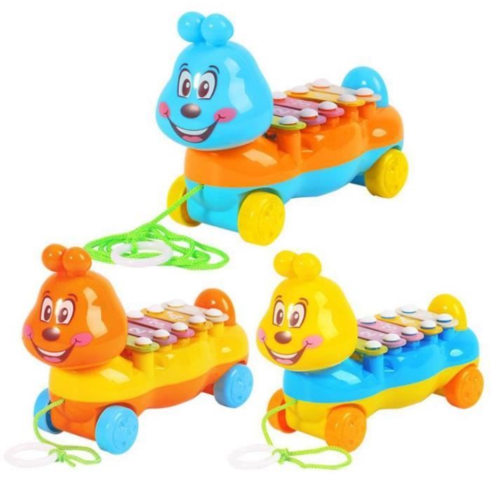 Musical Xylophone Caterpillar Une Traction Jouet pour Les Enfants et