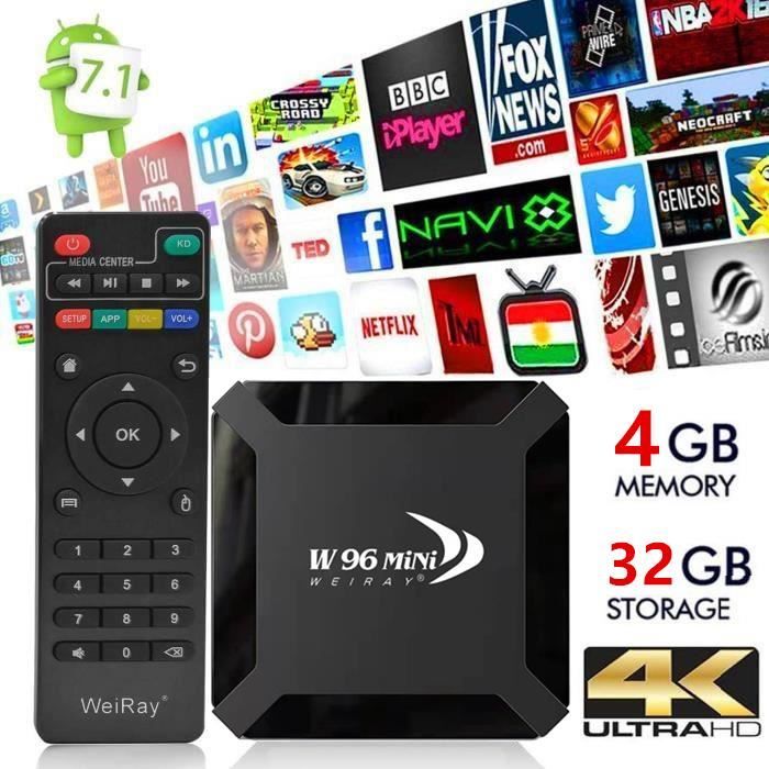 Byttron Android 9.0 TV Box Smart Media Box 2GB RAM 16GB ROM RK3228A Quad Core Bluetooth 4.0 WiFi 2.4G & 5G Ethernet 2USB Set Top Box Support 4K Ultra HD Internet Video Player Byttron Android 9.0 TV Box Smart Media Box 2GB RAM 16GB ROM RK3228A Quad Core Bluetooth 4.0 WiFi 2.4G & 5G Ethernet 2USB Set Top Box Support 4K Ultra HD Internet Video Player