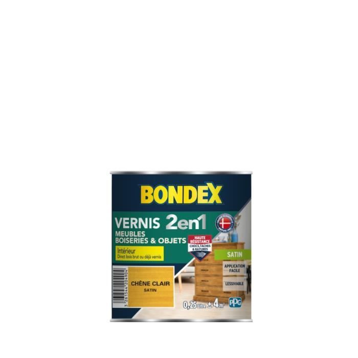 Bondex vernis 2en1 brillant incolore 0,25l | Brico Cash