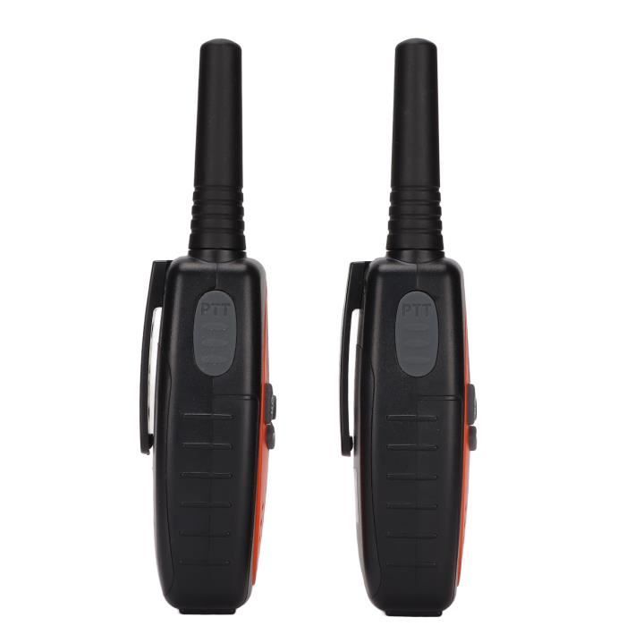 2pcs Talkie Walkie Longue Portée 8KM, Camping Accessoires Talkie Walkie Adulte Enfants Radio Talkie Walkie Chasse Avec Lampe De Poche Retroeclairee Ledorange 85293238