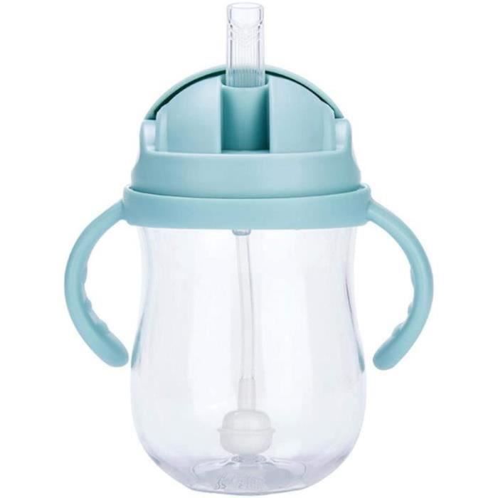 Gm 300 Ml Gobelets D Eau Pour Bebe Gobelet Avec Paille Lestee Innovante En Silicone Antimorsures Anti Effondrement Bl Cdiscount Puericulture Eveil Bebe